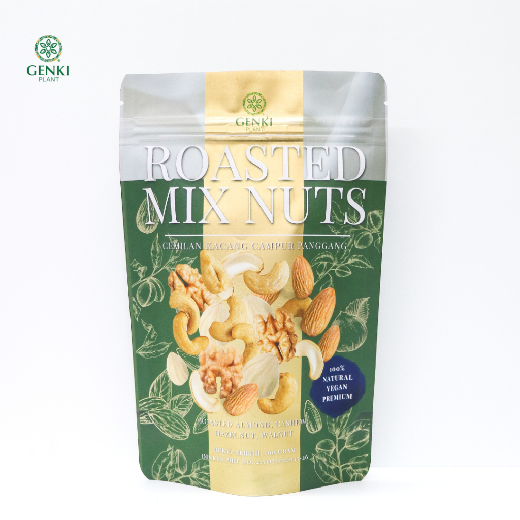 Genki Plant Kacang Campur Panggang / Roasted Mix Nut - 100 g