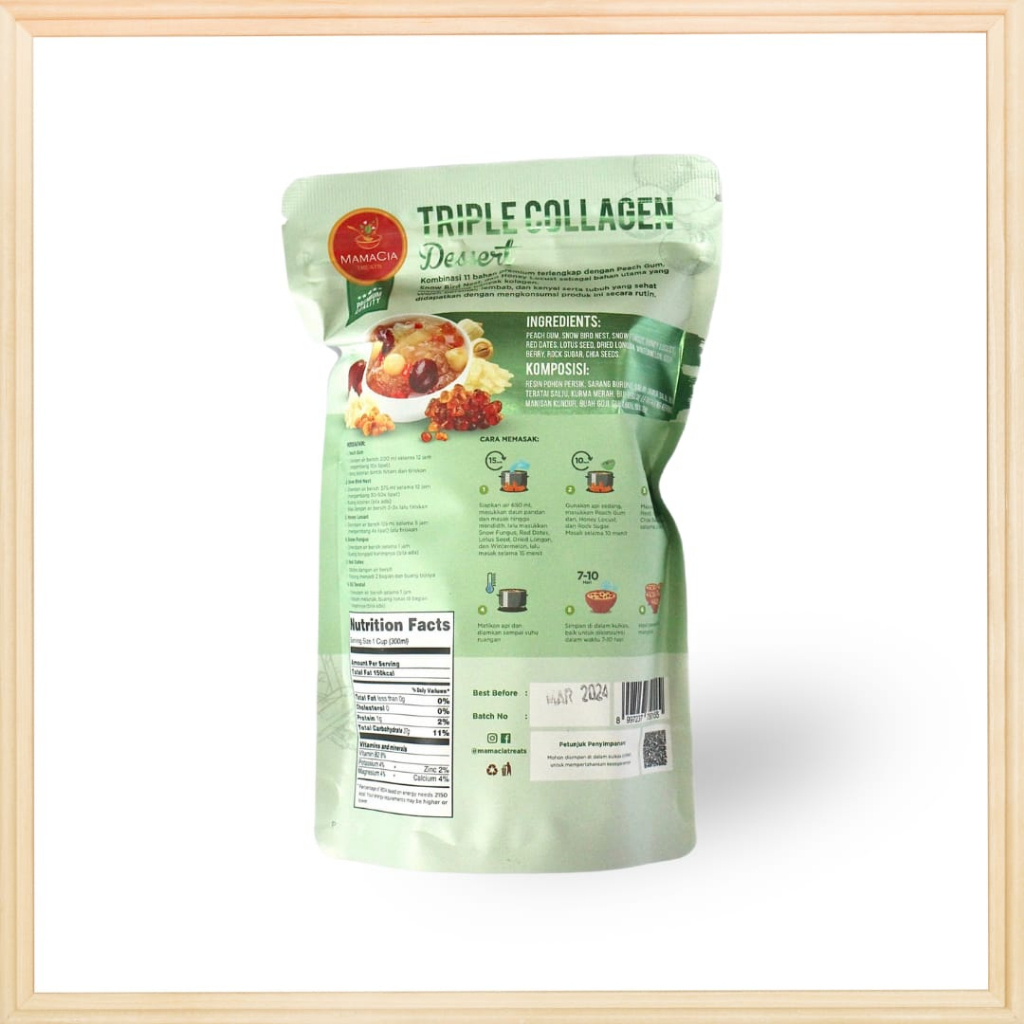 Mamacia Treats Triple Collagen Dessert Mini Pack - 125 g thumbnail 2