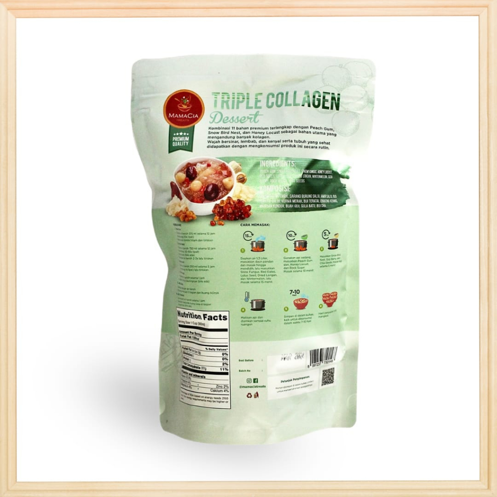 Mamacia Treats Triple Collagen Dessert Simple Pack - 250 g thumbnail 2