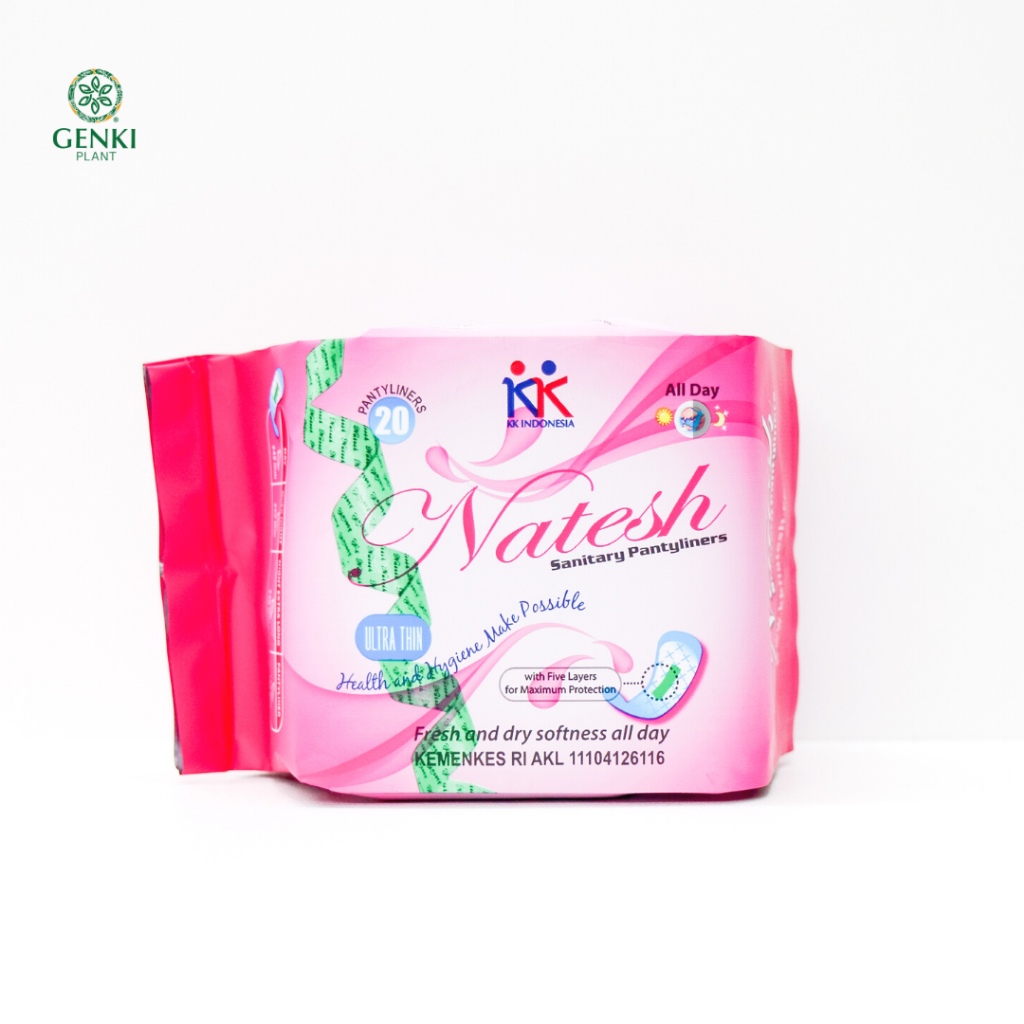 Natesh Sanitary Pantyliner All Day Use - 20 pcs