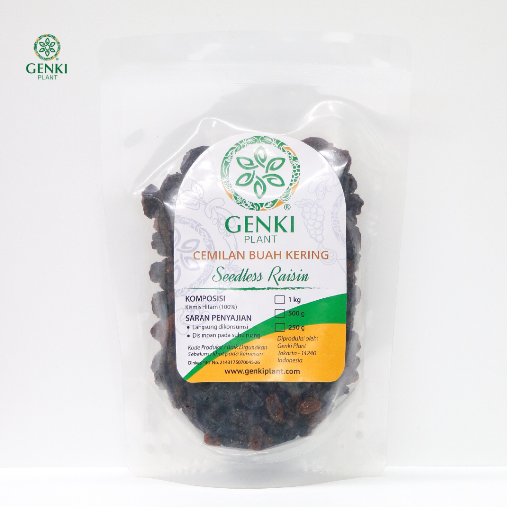 Dark Raisin / Kismis Hitam (Seedless USA) - 250 g