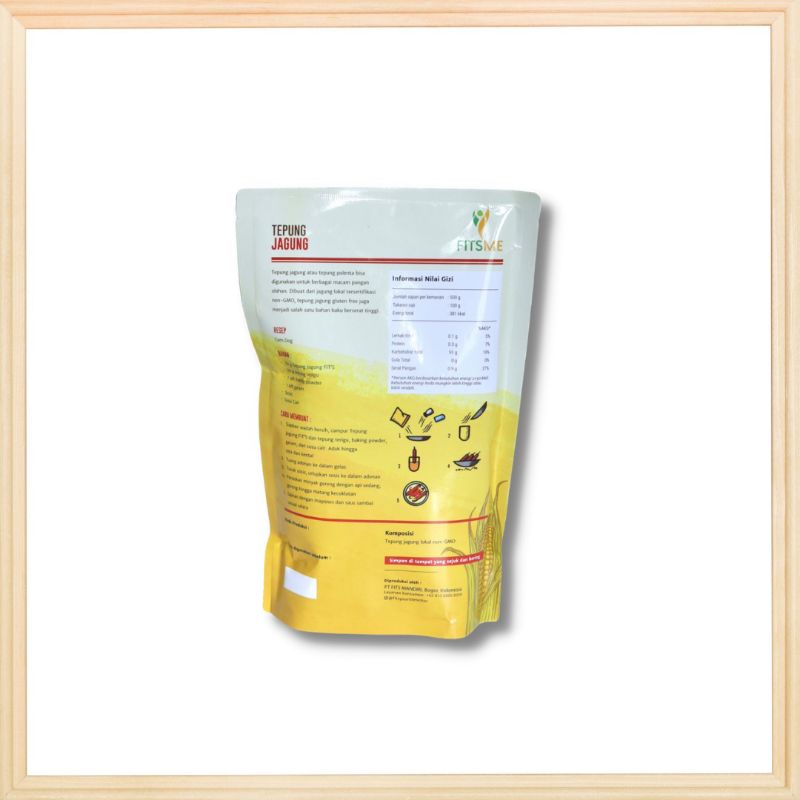 FITS Tepung Jagung Halus (Polenta) - 500 g thumbnail 2
