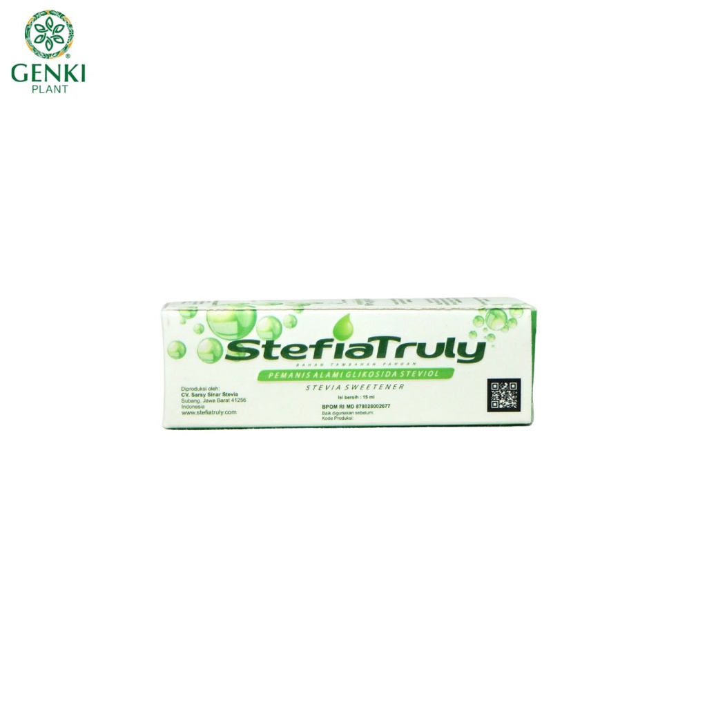 Stefia Truly Sweetener (Stevia Cair) - 15 ml