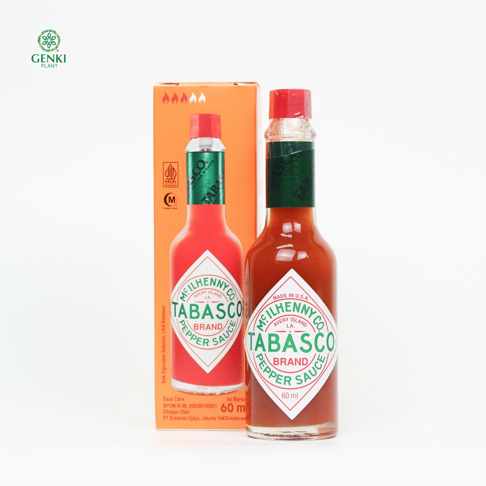 Tabasco Original Red Pepper Sauce / Saus Cabai Pedas Halal – 60 ml