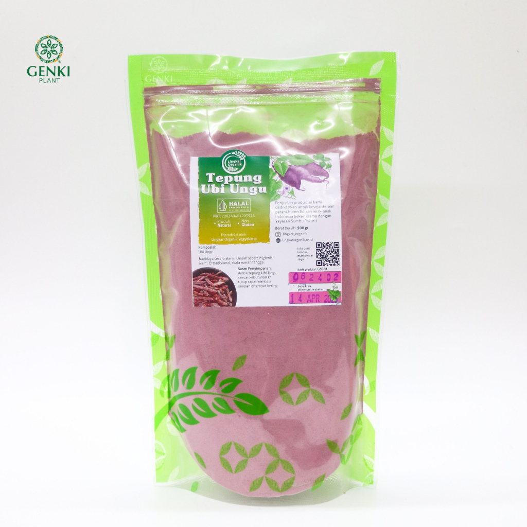 Lingkar Organik Tepung Ubi Ungu - 500 g
