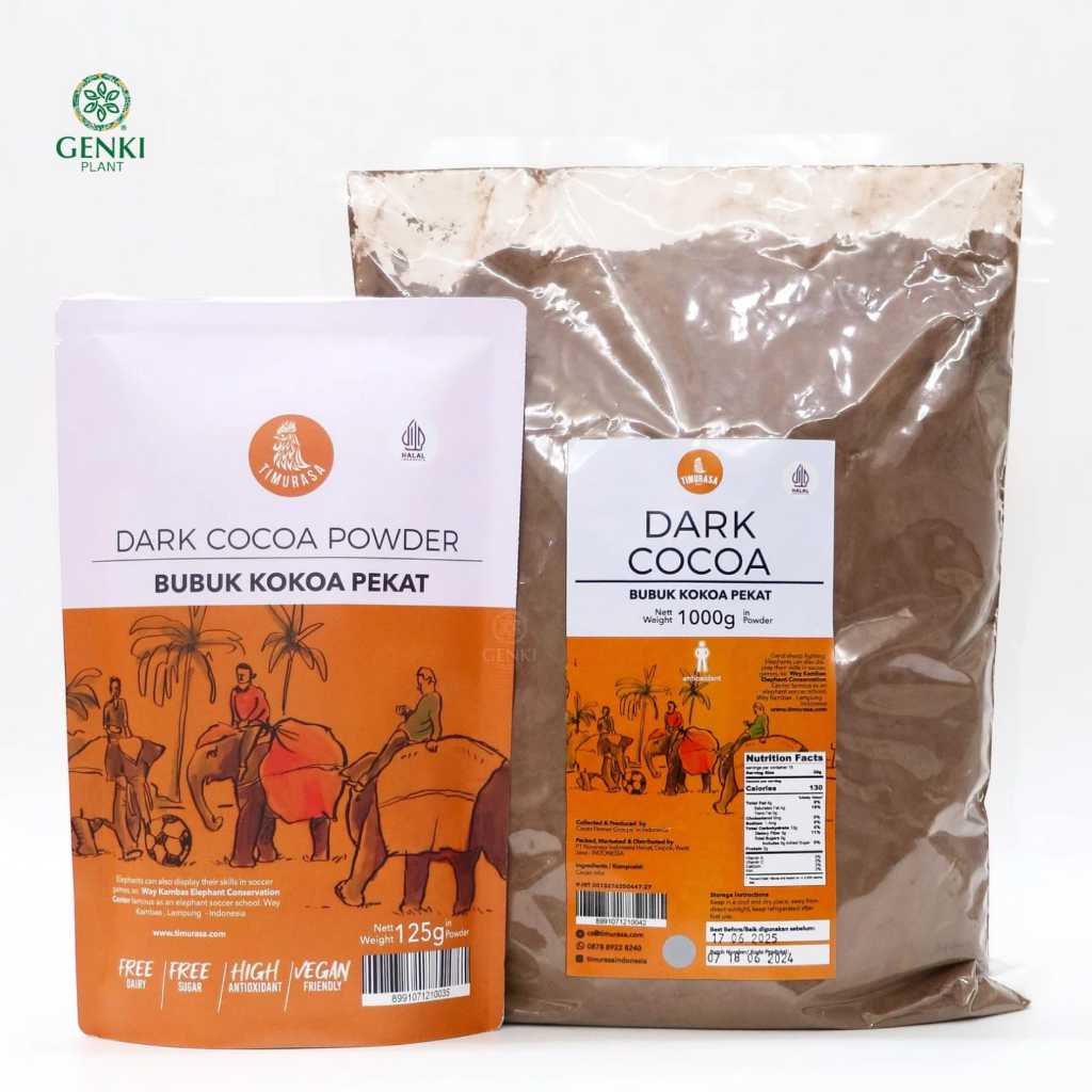 Timurasa Dark Cocoa Powder / Bubuk Kokoa Pekat - 1 kg thumbnail 2