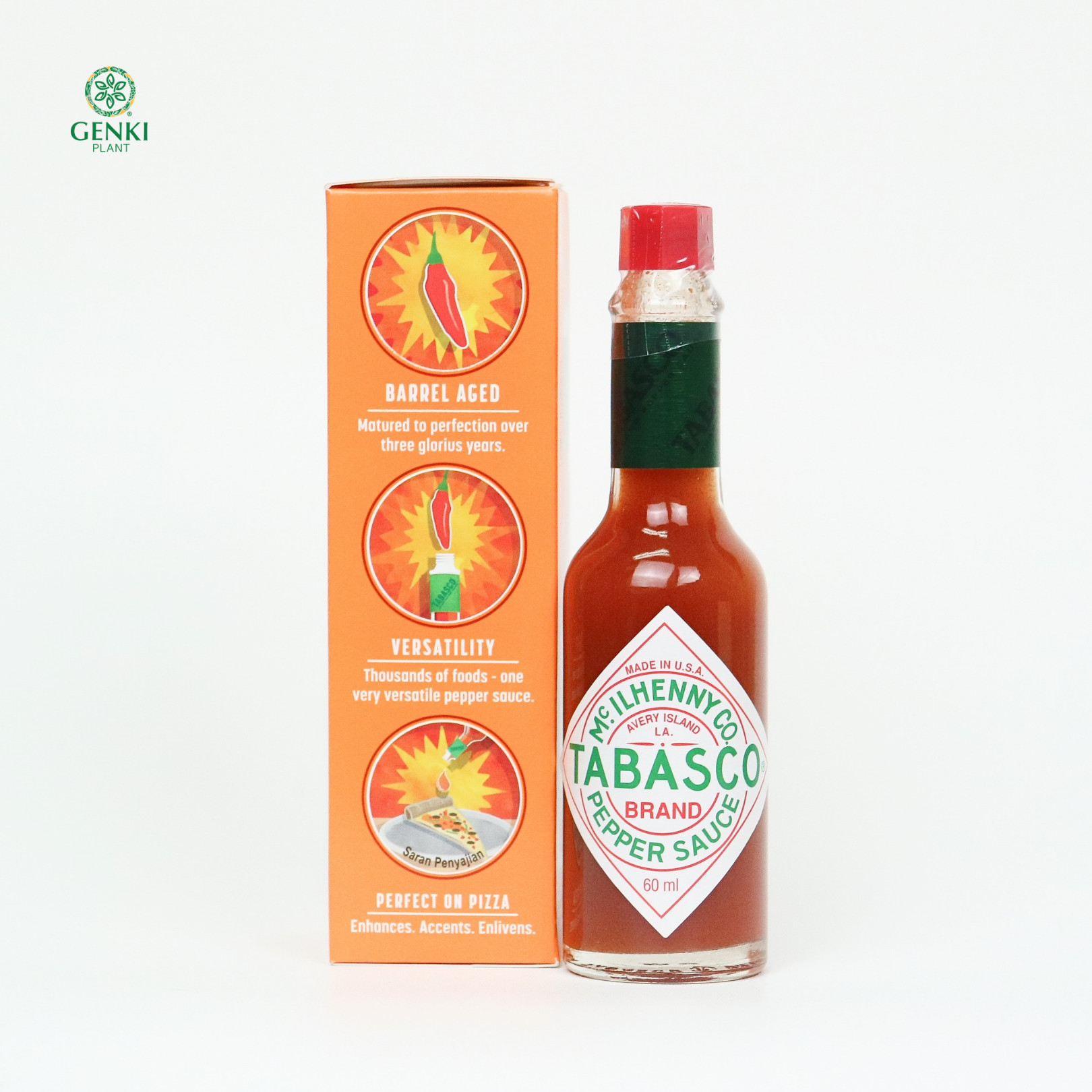 Tabasco Original Red Pepper Sauce / Saus Cabai Pedas Halal – 60 ml thumbnail 3
