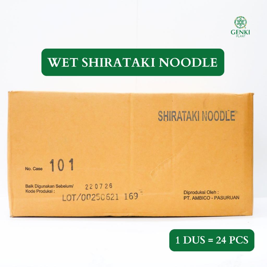 Mr. Ishii Wet Shirataki Green (Mie Shirataki Hijau) - 1 Dus